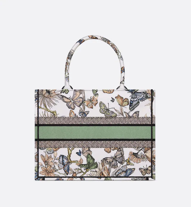 DIOR MEDIUM DIOR BOOK TOTE White Multicolor Toile de Jouy Mexico