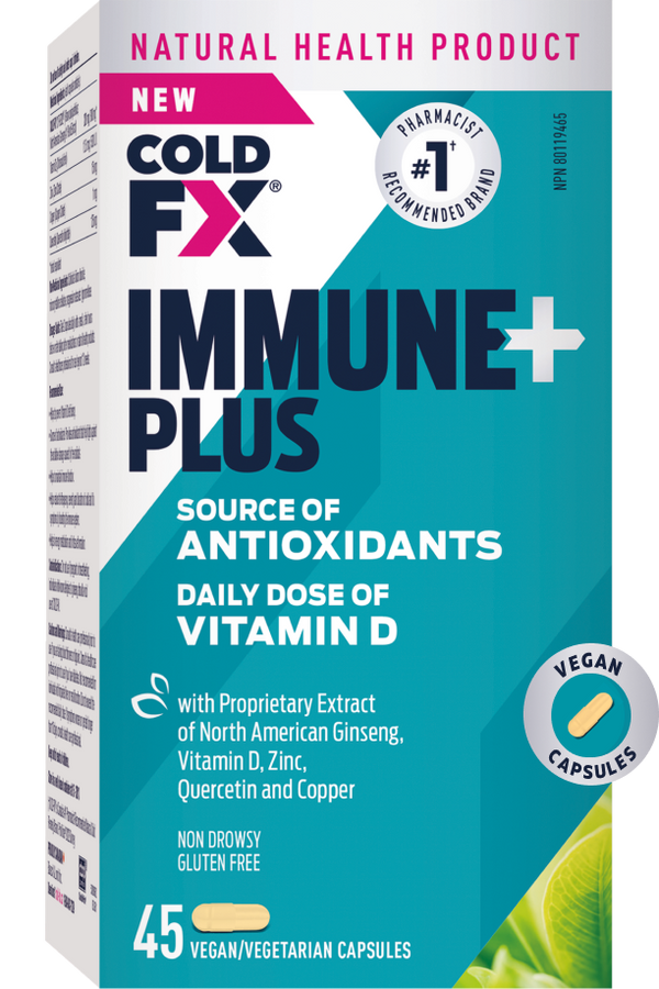 Cold-Fx Immune Plus Vegan 45 Capsules