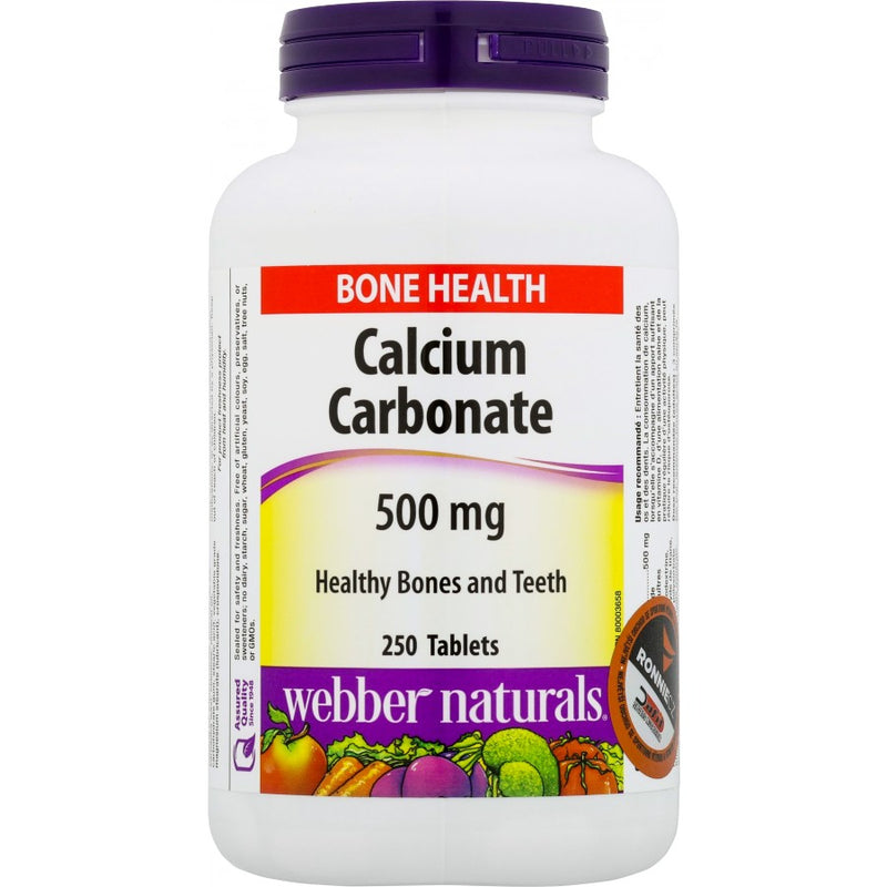 Webber Calcium Carbonate 500mg 250 Tablets