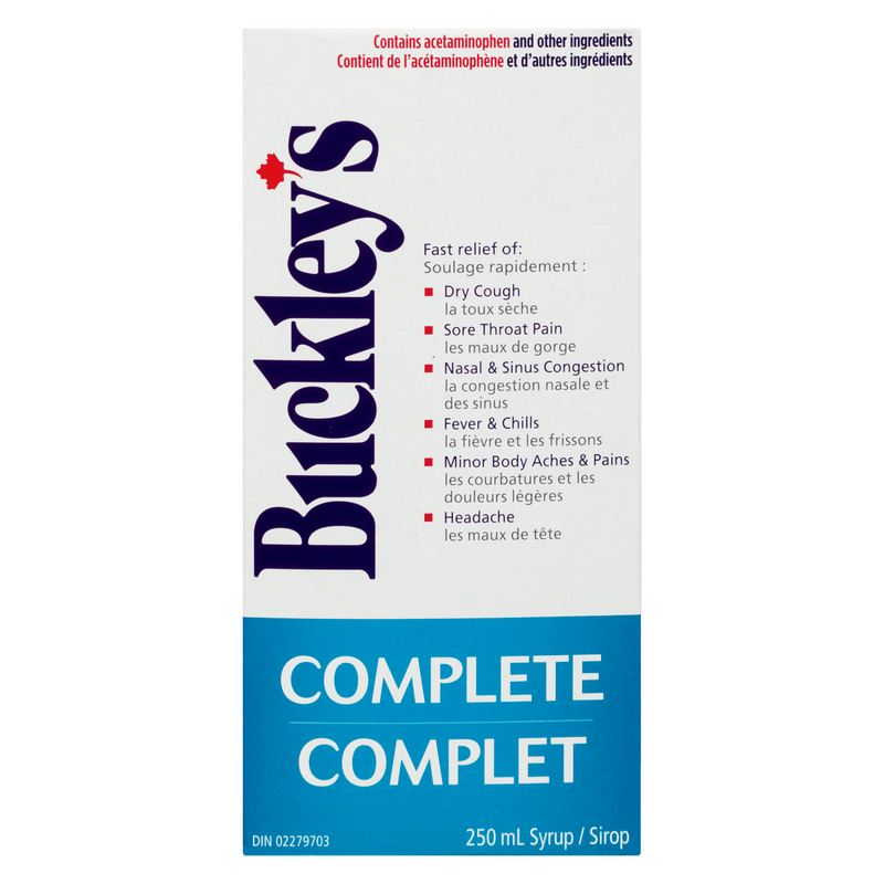 Buckley's Complete Cough Cold & Flu 250mL (8.5oz)