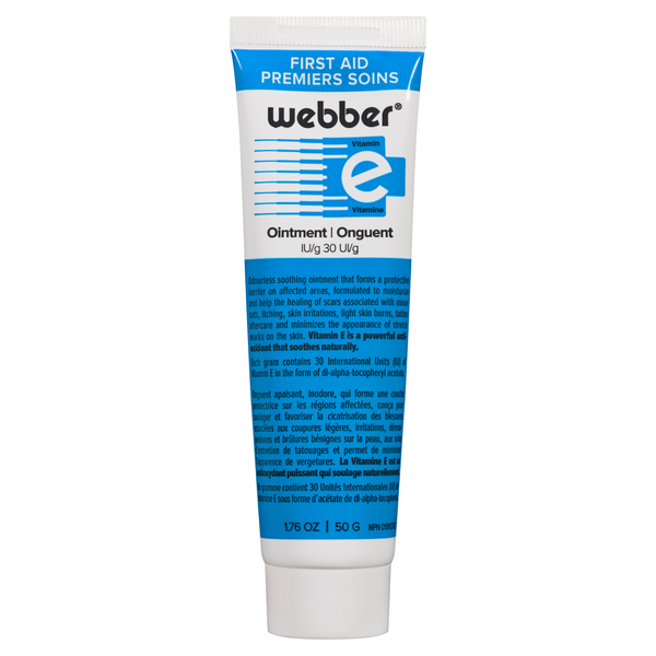 Webber First Aid Ointment with Vitamin E 50g (1.76oz)