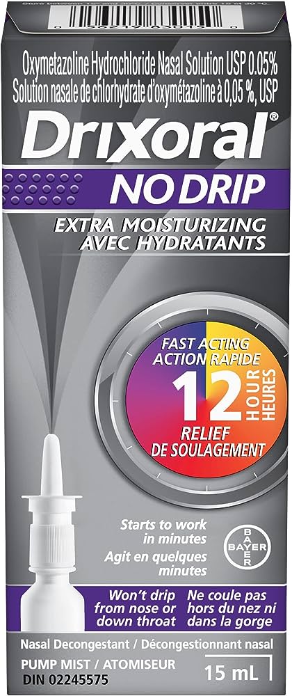 Drixoral No Drip Extra Moisturizing Nasal Spray 15ml