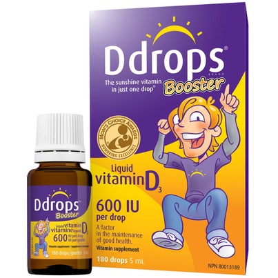 Ddrops Booster 600 IU 180 Drops 5ml