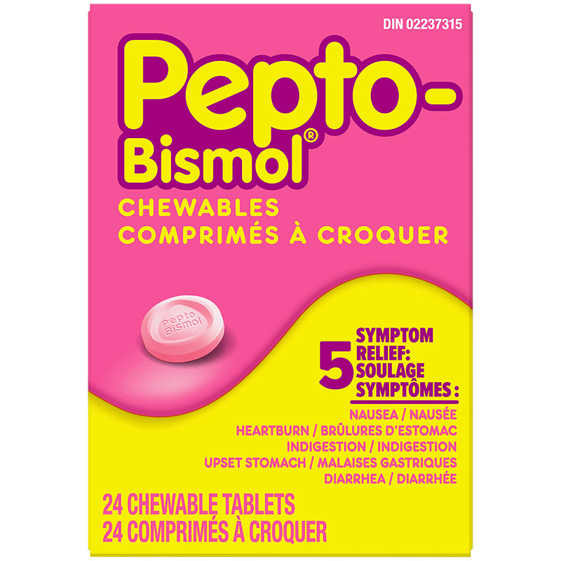 Pepto Bismol Chewable Tablets (24)