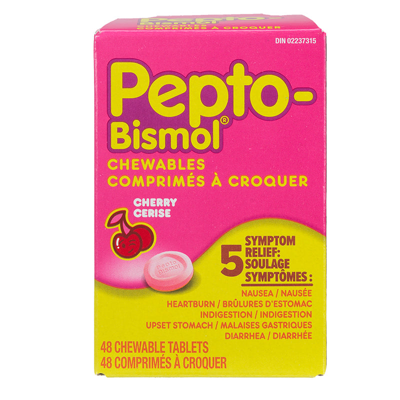 Pepto Bismol Chewable Tablets Cherry (48)