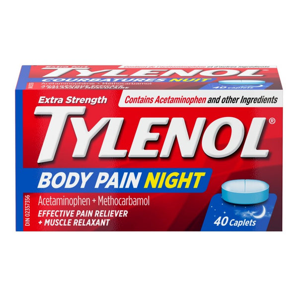 Tylenol Extra Strength Body Pain Night 40 Caplets