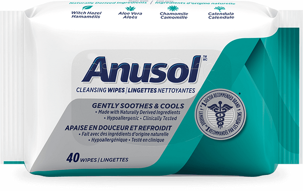 Anusol Cleansing Wipes 40 Pack