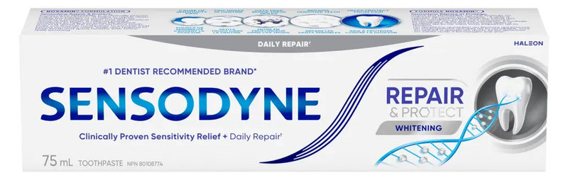 Sensodyne Repair & Protect Whitening Toothpaste with NovaMin 75ml