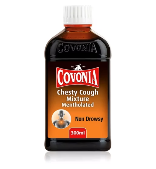 Covonia Chesty Cough Mixture Mentholated- 300ml