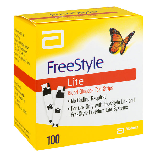 FreeStyle Lite Test Strips - 100 test strips