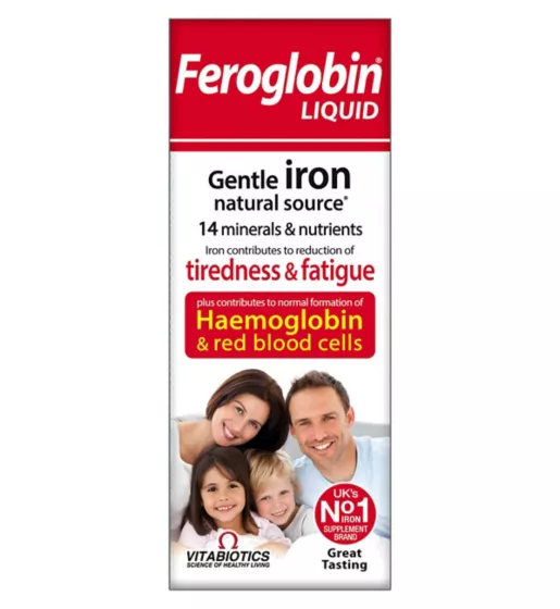Vitabiotics Feroglobin Liquid 200ml (6.75OZ)