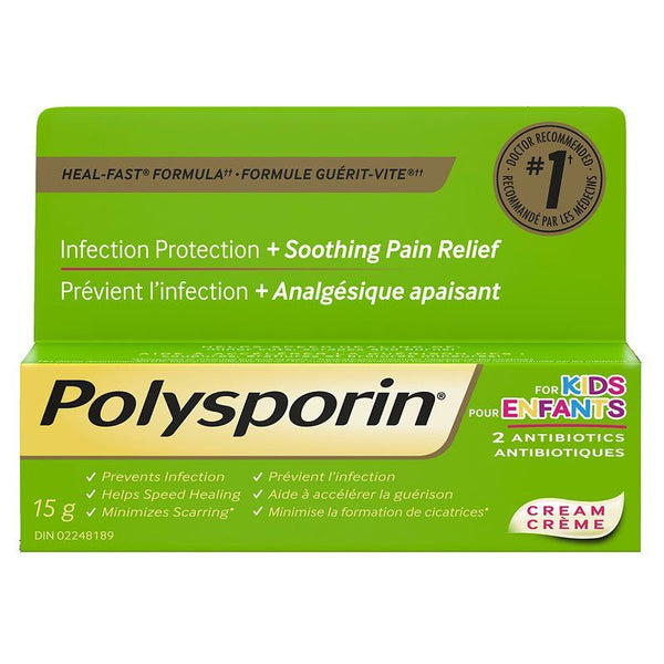 Polysporin Antibiotic Kids Cream 15g (0.5oz)
