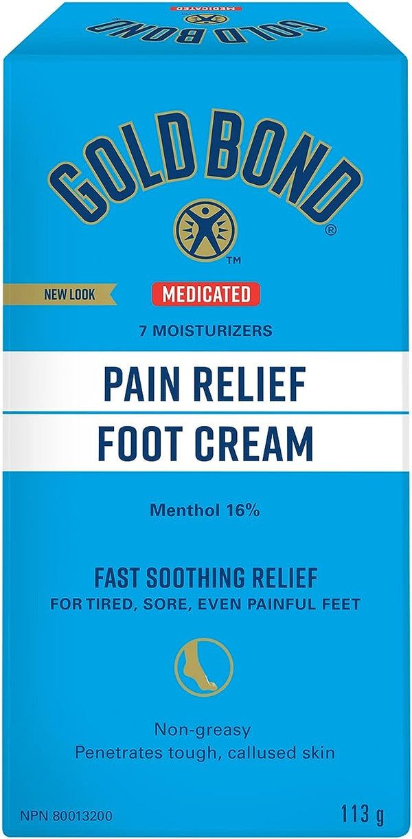 Gold Bond Pain Relief Foot Cream 113g (4oz)