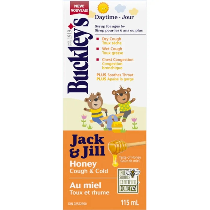 Buckley's Jack & Jill Kids' Honey Daytime Cough & Cold Syrup 115ml