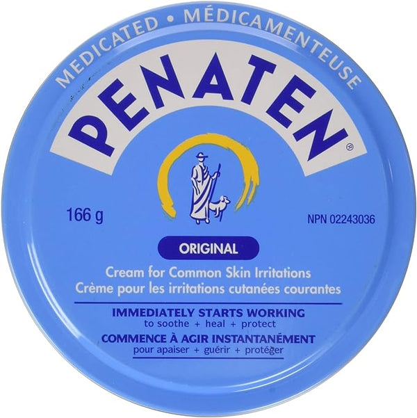 Penaten Diaper Rash Cream for Baby, Zinc Oxide Cream, 166g