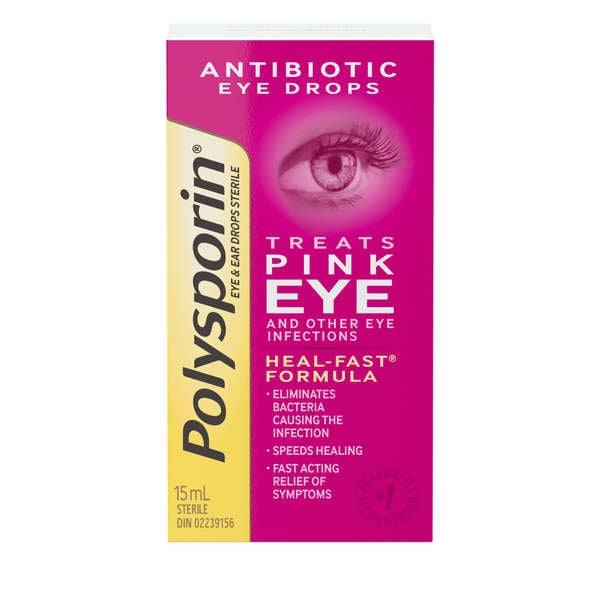 Polysporin Drops for Pink Eye 15ml