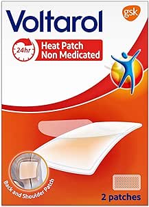Voltarol (Voltaren) Non Medicated Pain Relief Patches Heat Patch 2s