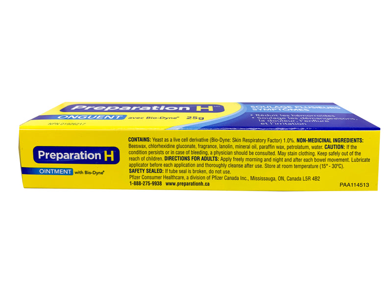 Preparation H with Biodyne Ointment 25g (0.88 oz)