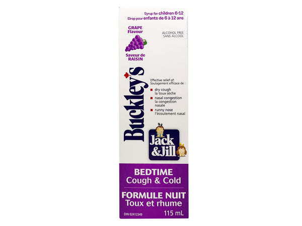Buckley's Jack and Jill Children's Bedtime Formula Grape 115mL (3.9oz)