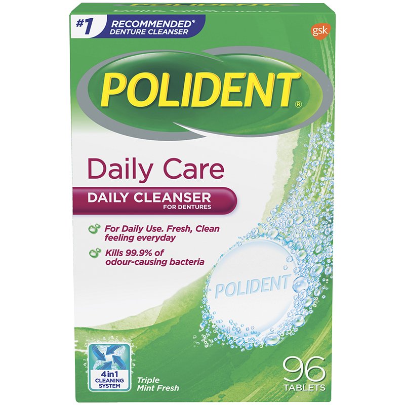 Polident Daily Care (96 tablets)